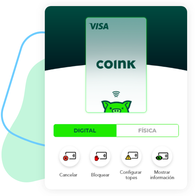 Visa digital coink